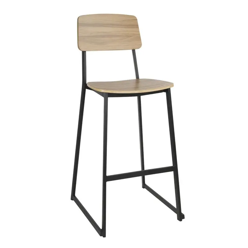 Bolero Beaufort Wooden High Stools – Indoor Use, 2-Pack (Fu525) 1