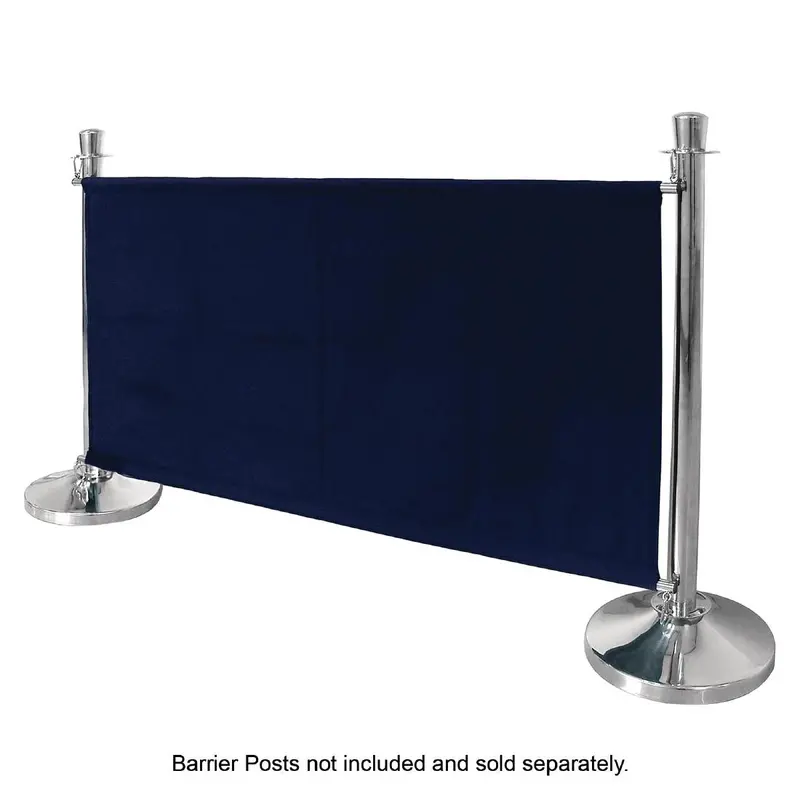 Bolero Dark Blue Canvas Crowd Control Barrier - Dl480 1