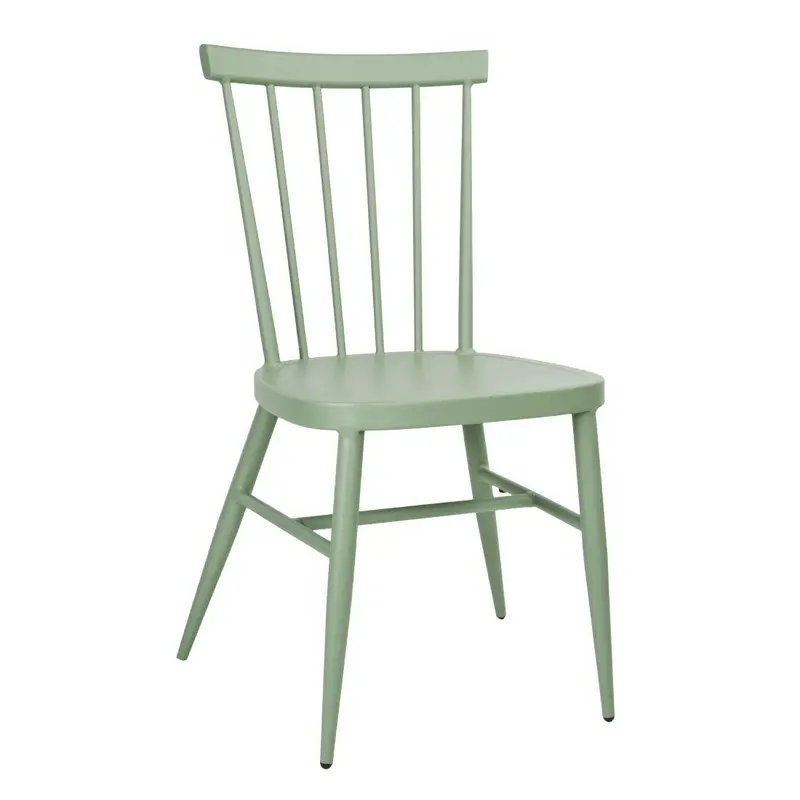 Bolero Dx687 Windsor Green Aluminium Dining Chairs – 4-Pack Contemporary Set 1