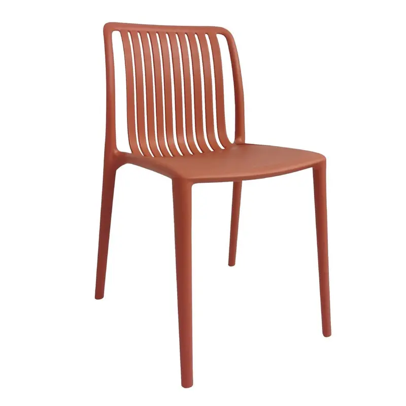 Bolero Verona Bistro Chairs – Mild Orange, Two Units 1
