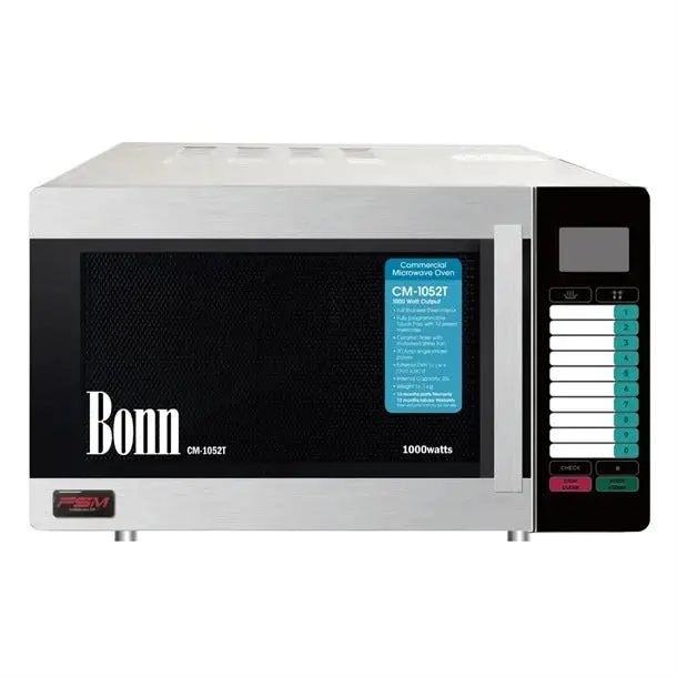 Bonn Cm-1051T 1000W Heavy-Duty Commercial Microwave Oven With Touchscreen Controls 1