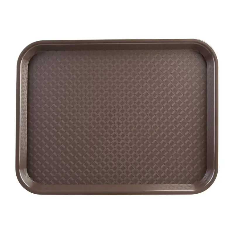 Brown Kristallon Polypropylene Serving Tray (350 × 450Mm) – Olympia P509 1