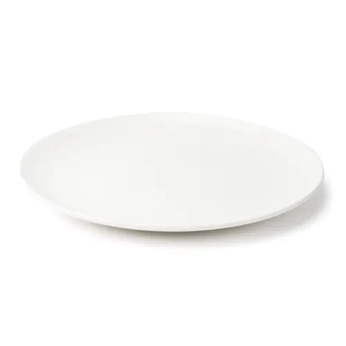 Browne 5630166 Foundation Collection 10-Inch Round Coupe Plate – Chip-Resistant White Porcelain 1