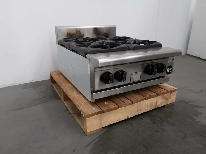 B&S Bt-Sb4 Bm Countertop Gas Cooktop – Four-Burner, 874631 1
