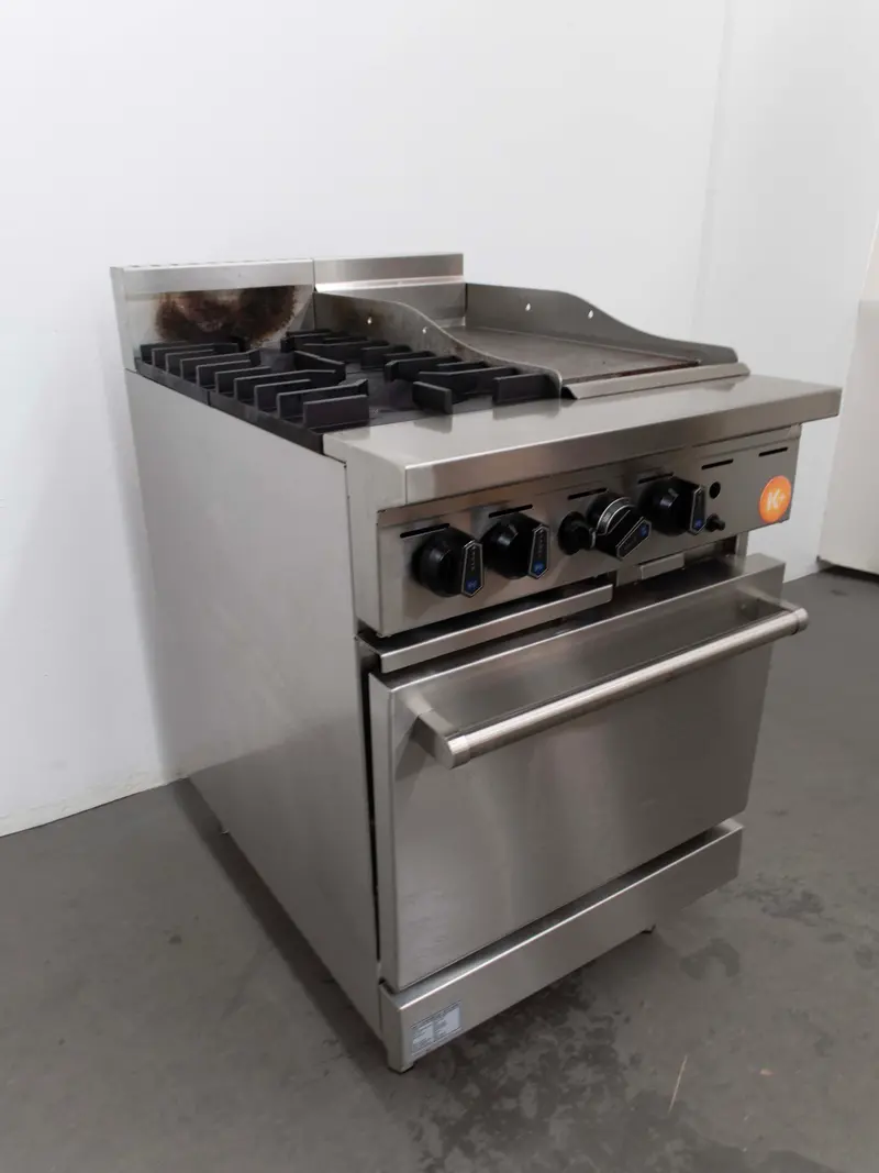 B+S Kov-Sb2-Grp3 Dual-Burner Oven With Integrated Griddle – Sku 851472 1