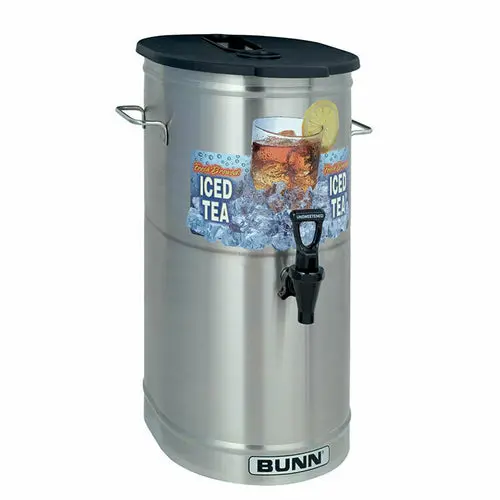 Bunn 34100.0002 Tdo-4 Brew-Thru Lid Iced Tea Dispenser – 4-Gallon Stainless Steel 1