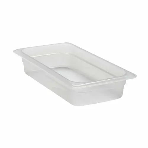 Cambro 1/3-Size Translucent Polypropylene Food Pan – 2.5" Depth 1