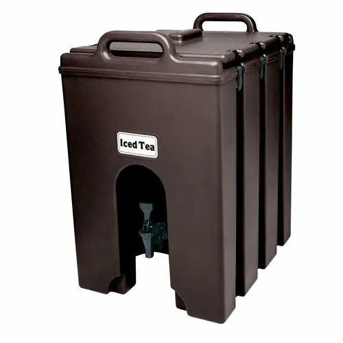 Cambro 1000Lcd131 Camtainer Dark Brown Insulated Beverage Dispenser – 11.75 Gallon 1
