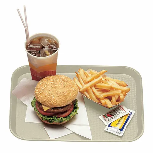Cambro 1014Ff106 Light Peach Fast Food Tray – 10" X 14" Polypropylene 1