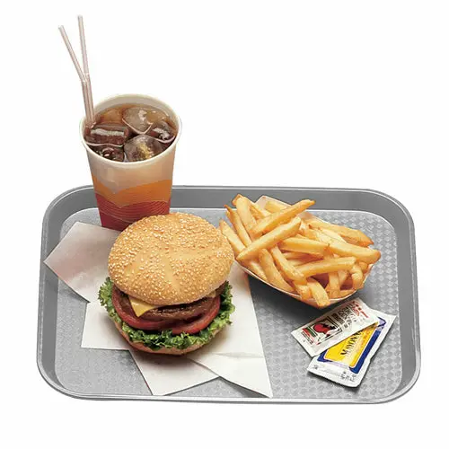 Cambro 1014Ff107 Pearl Gray Polypropylene Fast Food Tray – 13.5625" X 10.4375" 1