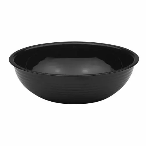 Cambro 12-Quart Round Poly Storage Bowl – White 1