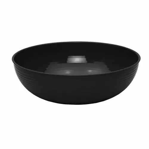 Cambro 23-Quart Round Poly Storage Bowl – White 1