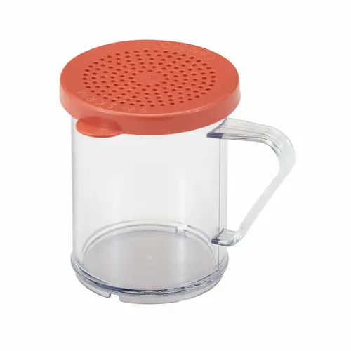 Cambro 96Skrm135 Rose-Lid Camwear 10 Oz Polycarbonate Shaker For Medium Ground Items 1