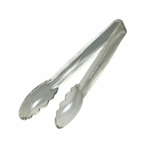 Cambro 9Tgs135 Clear Lugano 9-Inch Scallop Grip Polycarbonate Tongs 1
