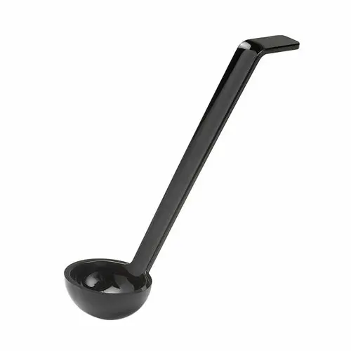Cambro Camwear 0.75 Oz Black Polycarbonate Serving Ladle 1