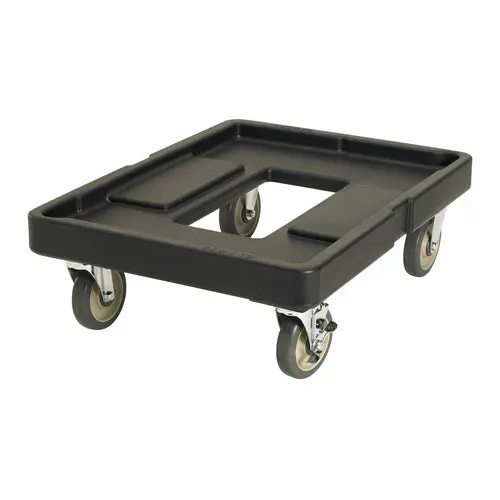 Cambro Cd400110 Heavy-Duty Black Camdolly For Insulated Food Carriers (300 Lb) 1