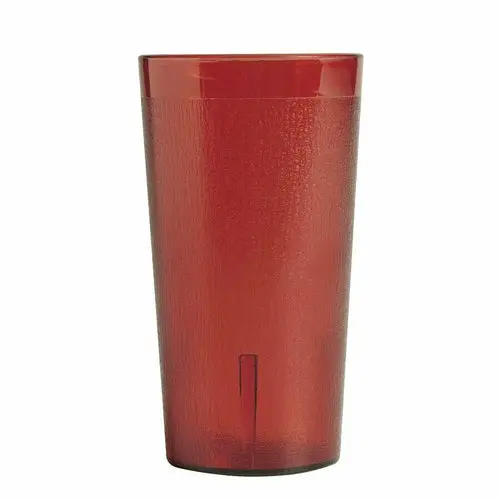 Cambro Colorware 12.6 Oz Ruby Red San Plastic Tumbler 1