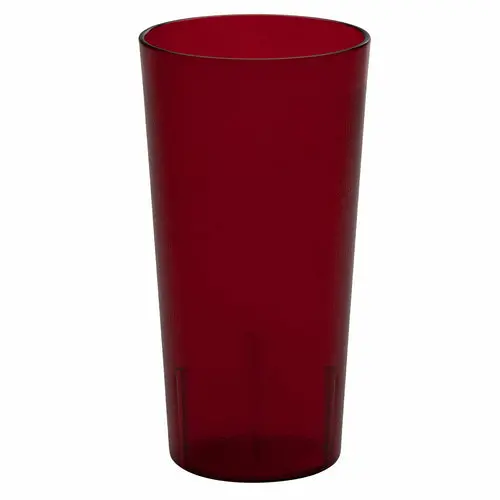 Cambro Colorware 32 Oz Ruby Red San Plastic Tumbler 1