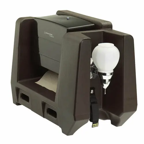 Cambro Handwashing Station With Paper Towel And Soap Dispenser 1