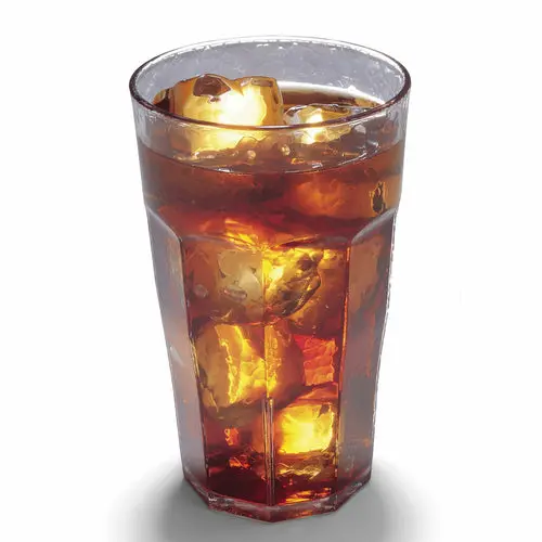 Cambro Lt8152 Laguna 8 Oz Clear Hammered San Tumbler 1