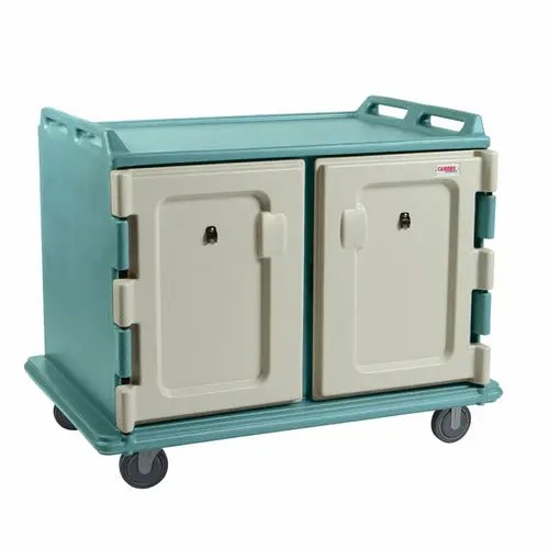 Cambro Mdc1418S20401 20-Tray Meal Delivery Cart – Compatible With 14" X 18" Trays (Slate Blue) 1