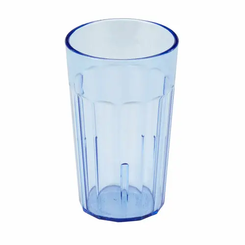 Cambro Nt10401 Newport 10 Oz Slate Blue Fluted San Tumbler 1