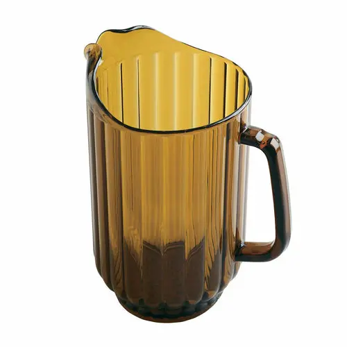Cambro P600Cw153 60-Ounce Amber Camwear Polycarbonate Pitcher 1
