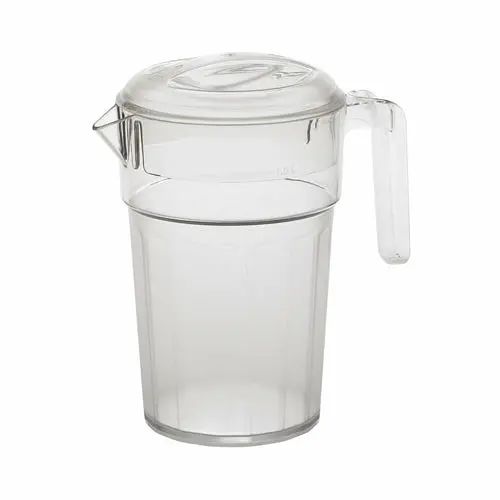 Cambro Pc34Cw135 Camwear Clear Polycarbonate Pitcher With Lid – 34 Oz 1