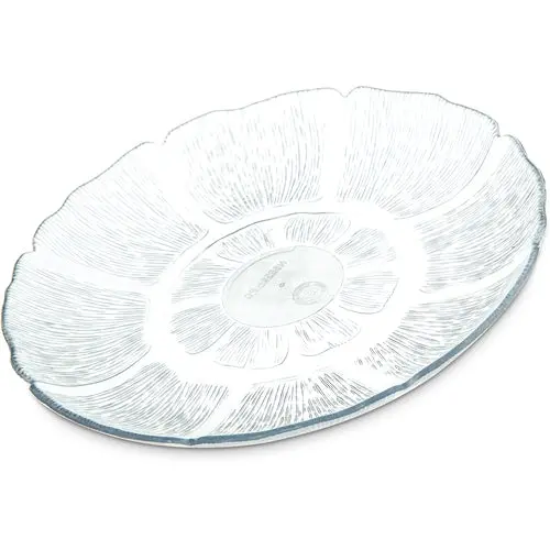 Carlisle 695407 Petal Mist 7.6875-Inch Clear Polycarbonate Plate 1