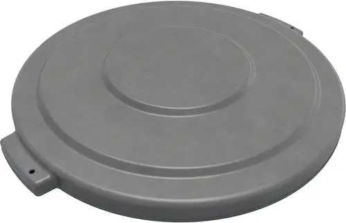 Carlisle Bronco 32-Gallon Round Waste Bin Lid – Gray 1