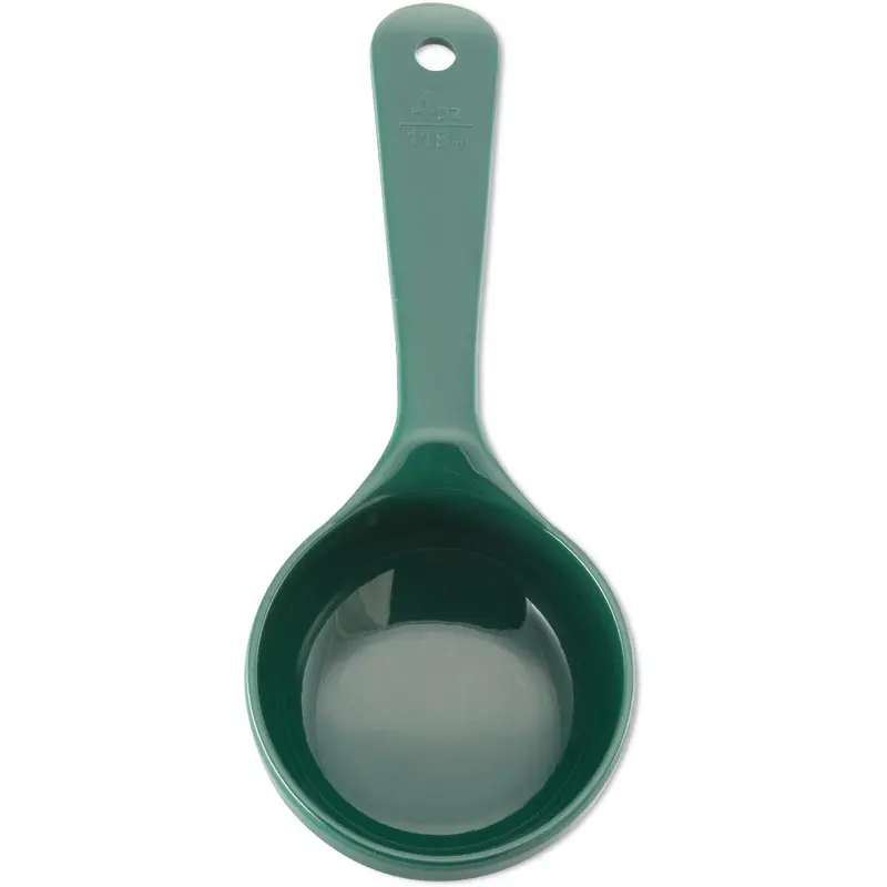 Carlisle Measure Miser Forest Green Solid Measuring Spoon – 120Ml, Short Handle, Pack Of 12 (492808) 1