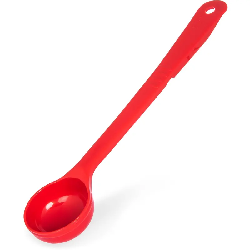 Carlisle Measure Miser Red Solid Measuring Spoon – 60Ml, Long Handle, Pack Of 12 (396005) 1