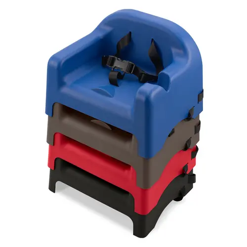 Carlisle Red Stackable Booster Seat – Commercial-Grade Polypropylene 1