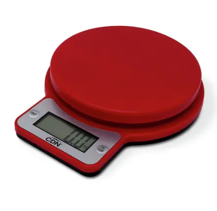 Cdn Sd0602-R Red Digital Portion Scale — 6-Pound Capacity 1