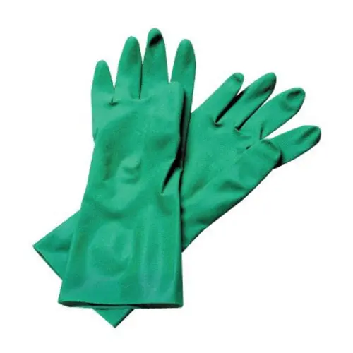 Cfs Brands 13Nu-M Medium Nitrile Dishwashing Gloves – Green With Flock Lining 1