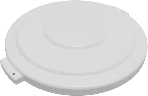Cfs Brands Sparta Bronco 32-Gallon Round Waste Container Lid – White 1