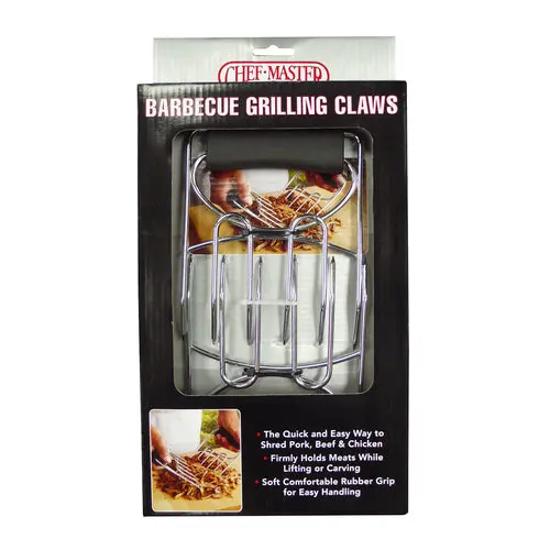 Chef Master 40209Tccm Bbq Meat Claws — Stainless Steel, Dual-Purpose Grilling Tool 1