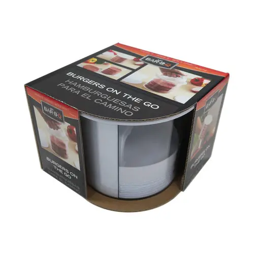 Chef Master 40231Y Multi-Layer Burger Press Set — 12-Piece Stainless Steel Patty Maker Kit 1