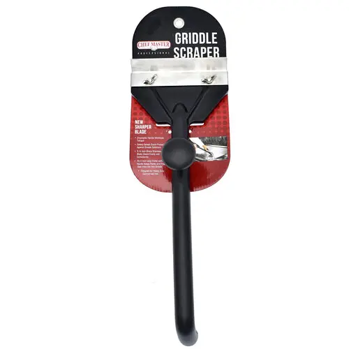 Chef Master 90254 Heavy-Duty Griddle Scraper For Flat Top Grill Cleaning 1