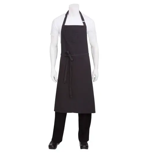 Chef Works Abckv003Sgy0 Rockford Steel Grey Chef’S Bib Apron 1