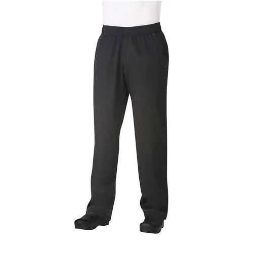 Chef Works Cvbp-Blk-Xl Cool Vent Black Baggy Chef Pants – Xl 1