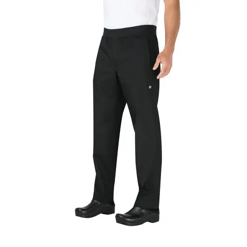 Chef Works Men'S Lightweight Slim-Fit Chef Pants – Black, Size Small 1
