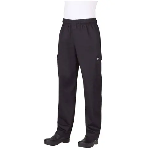 Chef Works Pc001Blks Men’S Slimmer-Fit Cargo Chef Pants – Black, Small 1