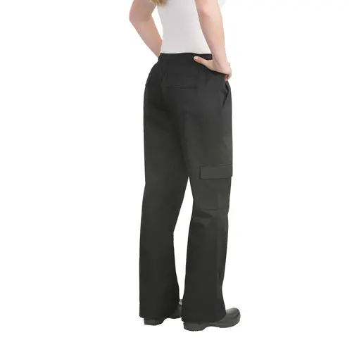 Chef Works Women'S Black Cargo Chef Pants – Classic Fit 1