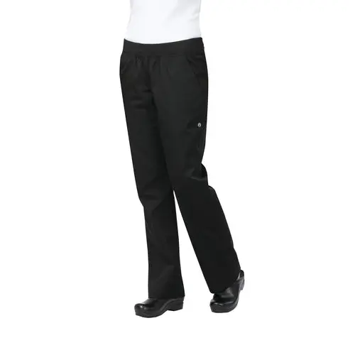 Chef Works Women'S Lightweight Slim Chef Pants – Black, Size 2Xl 1