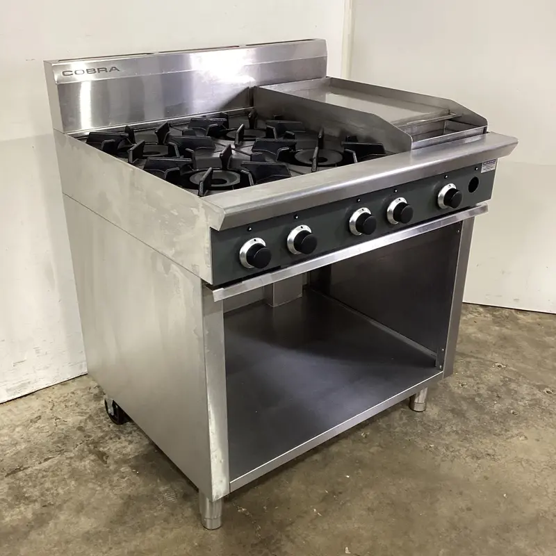 Cobra C9Cf 4-Burner Hybrid Cooktop And Griddle Unit – Model 808917 1