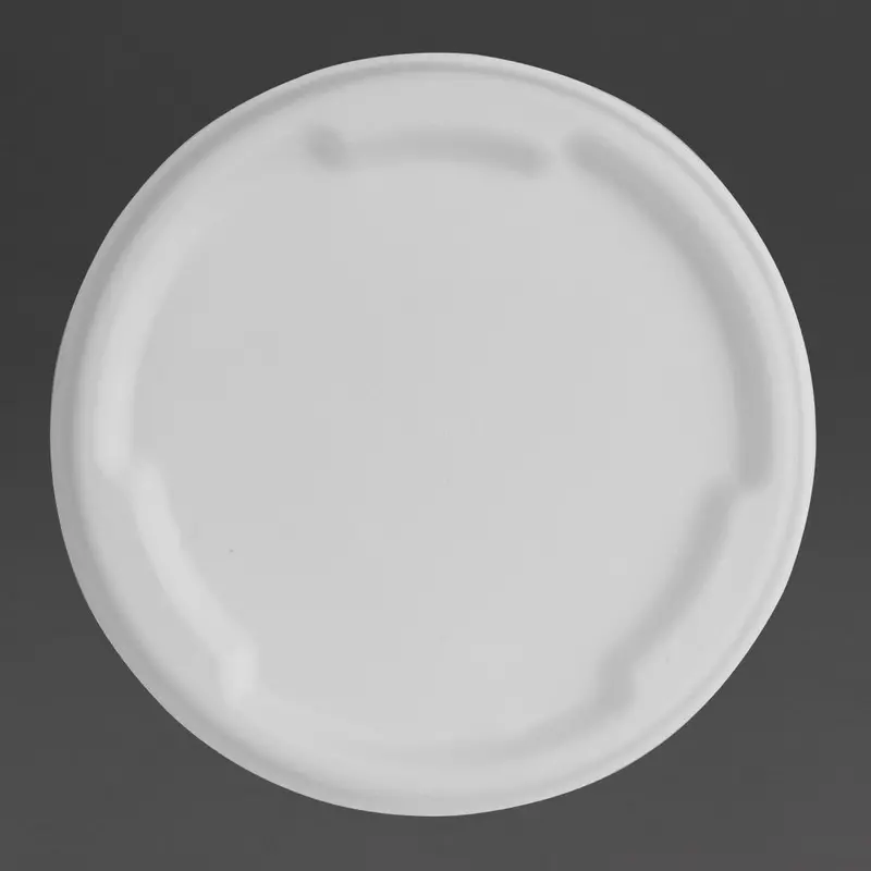 Compostable Bagasse Lids For 400Ml & 500Ml Bowls – 50-Count (Hw025) 1