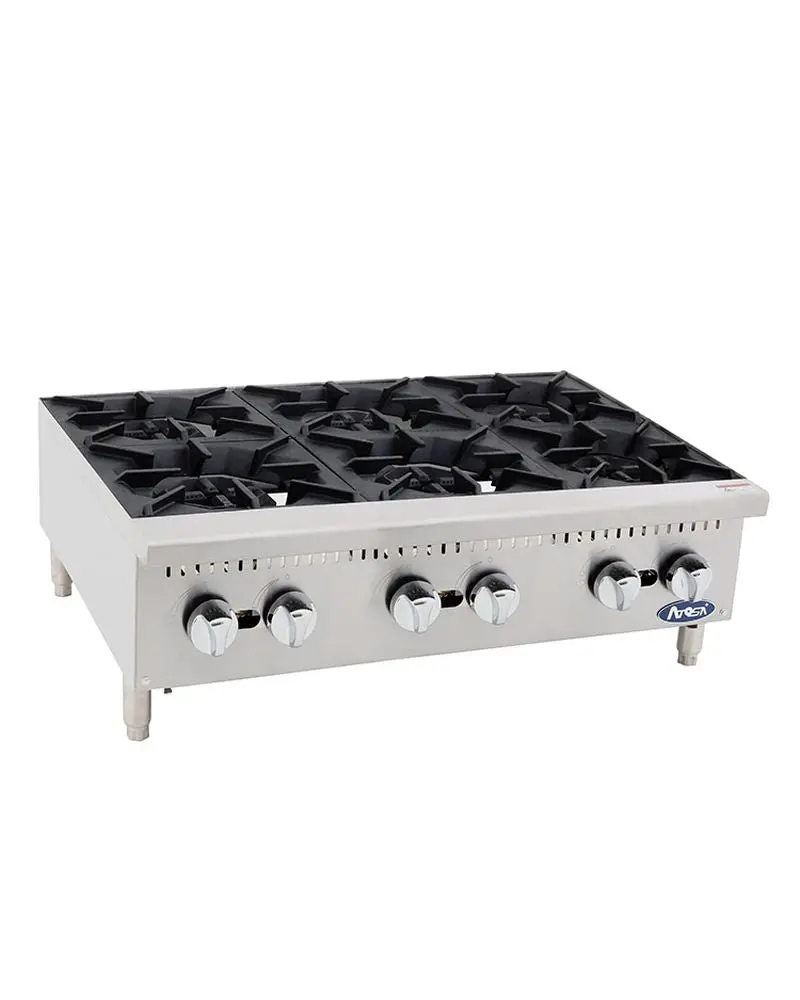 Cookrite Ng 6-Burner Commercial Cooktop – Athp-36-6-Ng 1
