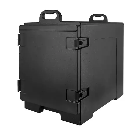 Cresco Black Full-Size Insulated Food Pan Transport Carrier (5-Pan Capacity) 1