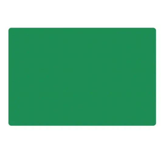 Cresco Resco Cb181212Gn 18" X 12" X 1/2" Green Lightweight Polyethylene Cutting Board 1